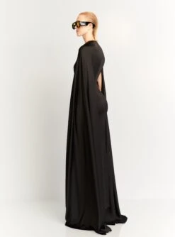 The Elya Maxi Dress In Black -LARA SALES STORE ELYA MAXI DRESS OS39022 BLACK 181 R1