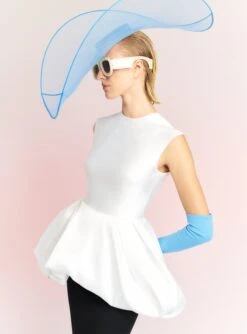 The Emi Maxi Dress In Cream And Black -LARA SALES STORE EMI MAXI DRESS OS39019 CREAM BLACK 176 R1