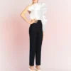 The Hana Jumpsuit In Cream And Black
