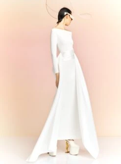 The Irma Maxi Dress In Cream -LARA SALES STORE IRMA MAXI DRESS OS39020 CREAM 468 R1