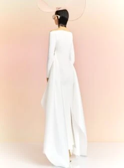 The Irma Maxi Dress In Cream -LARA SALES STORE IRMA MAXI DRESS OS39020 CREAM 565 R1