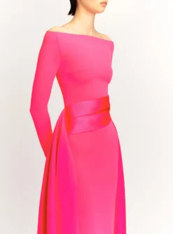The Irma Maxi Dress In Ultra Pink -LARA SALES STORE IRMA MAXI DRESS OS39020 ULTRAPINK 065 R4 scaled
