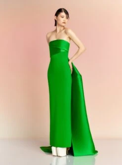 The Kinsley Maxi Dress In Bright Green