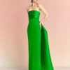The Kinsley Maxi Dress In Bright Green