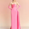 The Kinsley Maxi Dress In Rose Pink