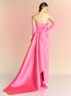 The Kinsley Maxi Dress In Rose Pink -LARA SALES STORE KINSLEY MAXI DRESS OS29055 ROSEPINK 075 R1