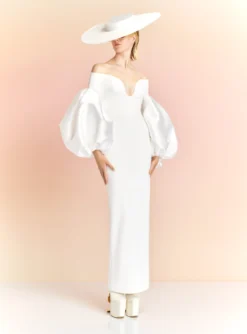 The Mora Maxi Dress In Cream