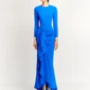 The Nia Maxi Dress In Blue