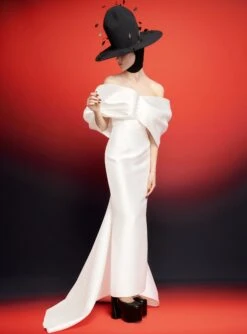 The Delphina Maxi Dress In Cream