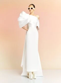 The Raye Maxi Dress In Cream -LARA SALES STORE RAYE MAXI DRESS OS39012 CREAM 061 R1