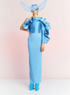 The Rex Maxi Dress In Bluebell