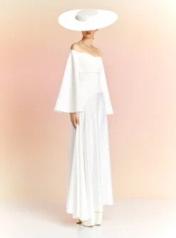 The Rina Maxi Dress In Cream