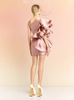 The Rio Mini Dress In Oyster -LARA SALES STORE RIO MINI DRESS OS39028 OYSTER 156 R1