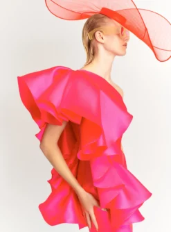 The Rio Mini Dress In Ultra Pink -LARA SALES STORE RIO MINI DRESS OS39028 ULTRAPINK 075 R4 scaled