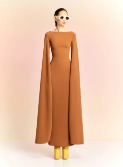 The Sadie Maxi Dress In Caramel