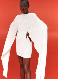 The Leona Mini Dress In Cream