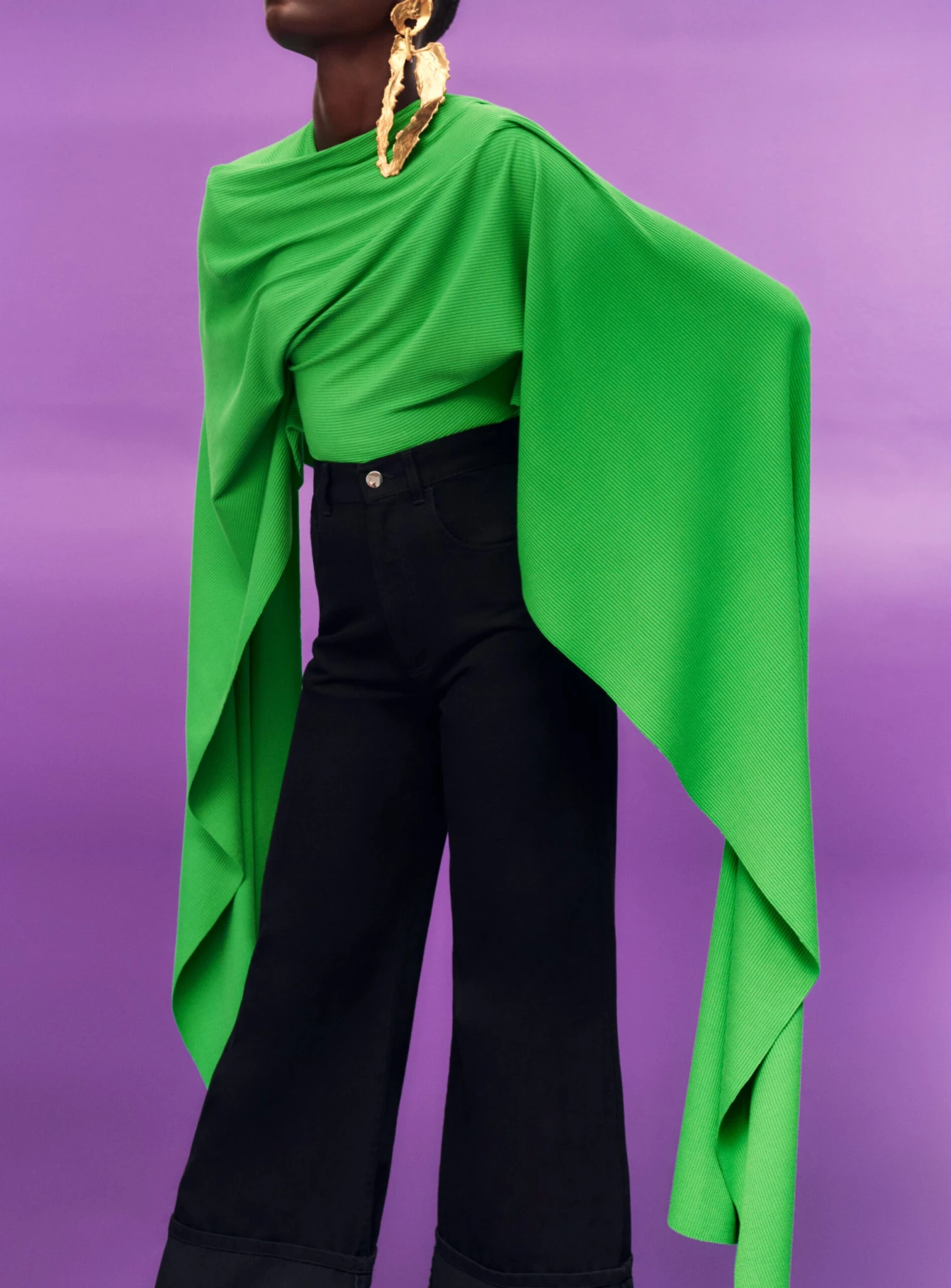 The Karli Bodysuit In Bright Green 2 The Karli Bodysuit In Bright Green - Image 2