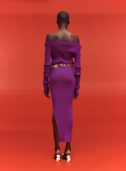 The Loren Maxi Dress In Purple -LARA SALES STORE SOLACE LONDON OS30011A LOREN MAXI DRESS PURPLE 2 scaled