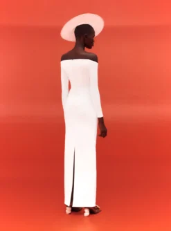 The Kae Maxi Dress In Cream 12 The Kae Maxi Dress In Cream -LARA SALES STORE SOLACE LONDON OS30028 KAE MAXI DRESS WINTER WHITE 2 scaled