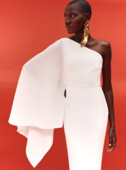 The Lenna Midi Dress In Cream