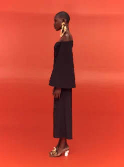 The Almira Jumpsuit In Black -LARA SALES STORE SOLACE LONDON OS30036 ALMIRA JUMPSUIT BLACK 3 scaled