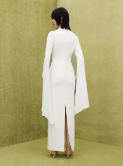 The Layla Maxi Dress In Cream 5 The Layla Maxi Dress In Cream -LARA SALES STORE SOLACE LONDON OS31040 LAYLA MAXI DRESS CREAM 3 scaled