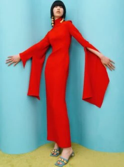 The Layla Maxi Dress In Red