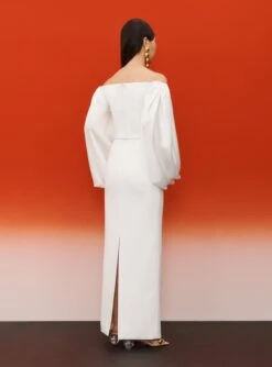 The Finn Maxi Dress In Cream -LARA SALES STORE SOLACE LONDON OS31045 FINN MAXI DRESS CREAM 1