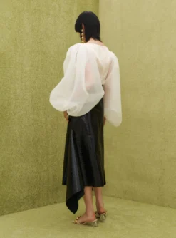 The Sienna Top In Ivory -LARA SALES STORE SOLACE LONDON OS31049 SIENNA TOP IVORY 4 scaled