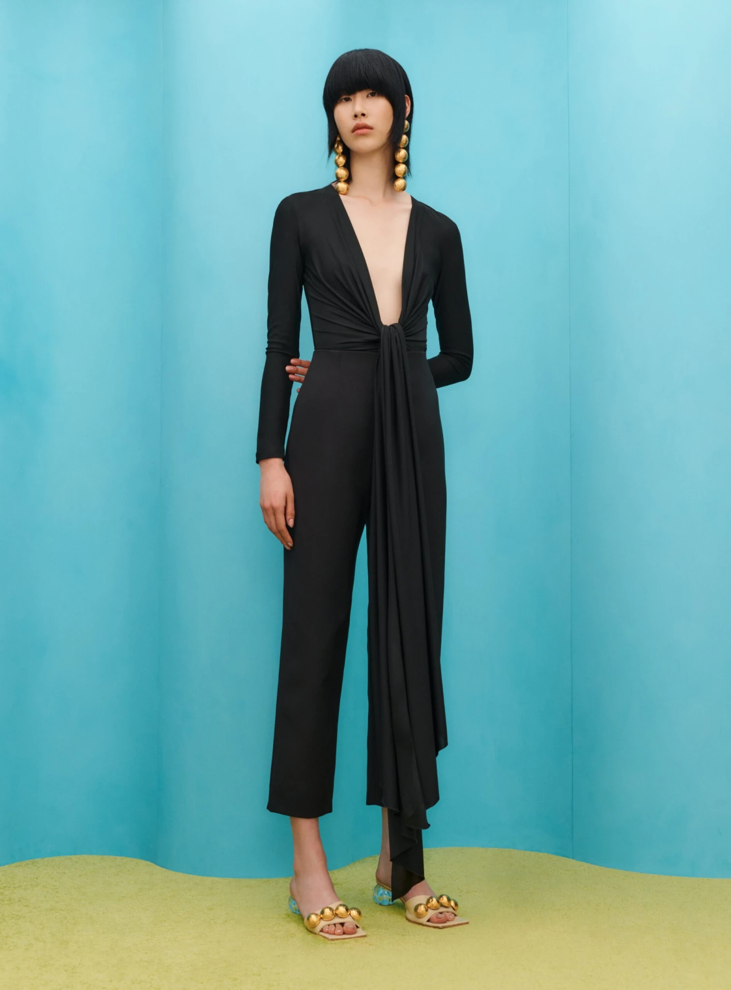 The Ciara Jumpsuit In Black 1 The Ciara Jumpsuit In Black