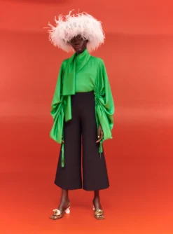 The Tala Top In Bright Green -LARA SALES STORE SOLACE LONDON TALA TOP BRIGHT GREEN 1 scaled