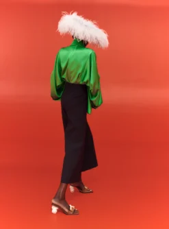 The Tala Top In Bright Green -LARA SALES STORE SOLACE LONDON TALA TOP BRIGHT GREEN 3 scaled