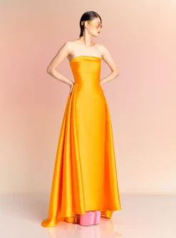 The Tiffany Maxi Dress In Mustard -LARA SALES STORE TIFFANY MAXI DRESS OS34030 MUSTARD 077 R1 scaled