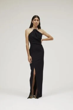 The Danette Dress In Black -LARA SALES STORE solace london os27026 danette black details 3 1
