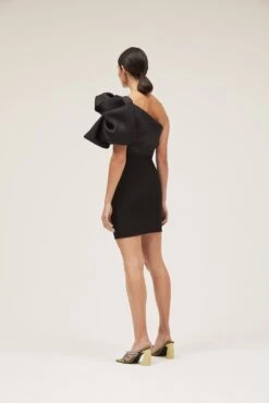 The Tianah Dress In Black -LARA SALES STORE solace london os27049 tianah black back 3